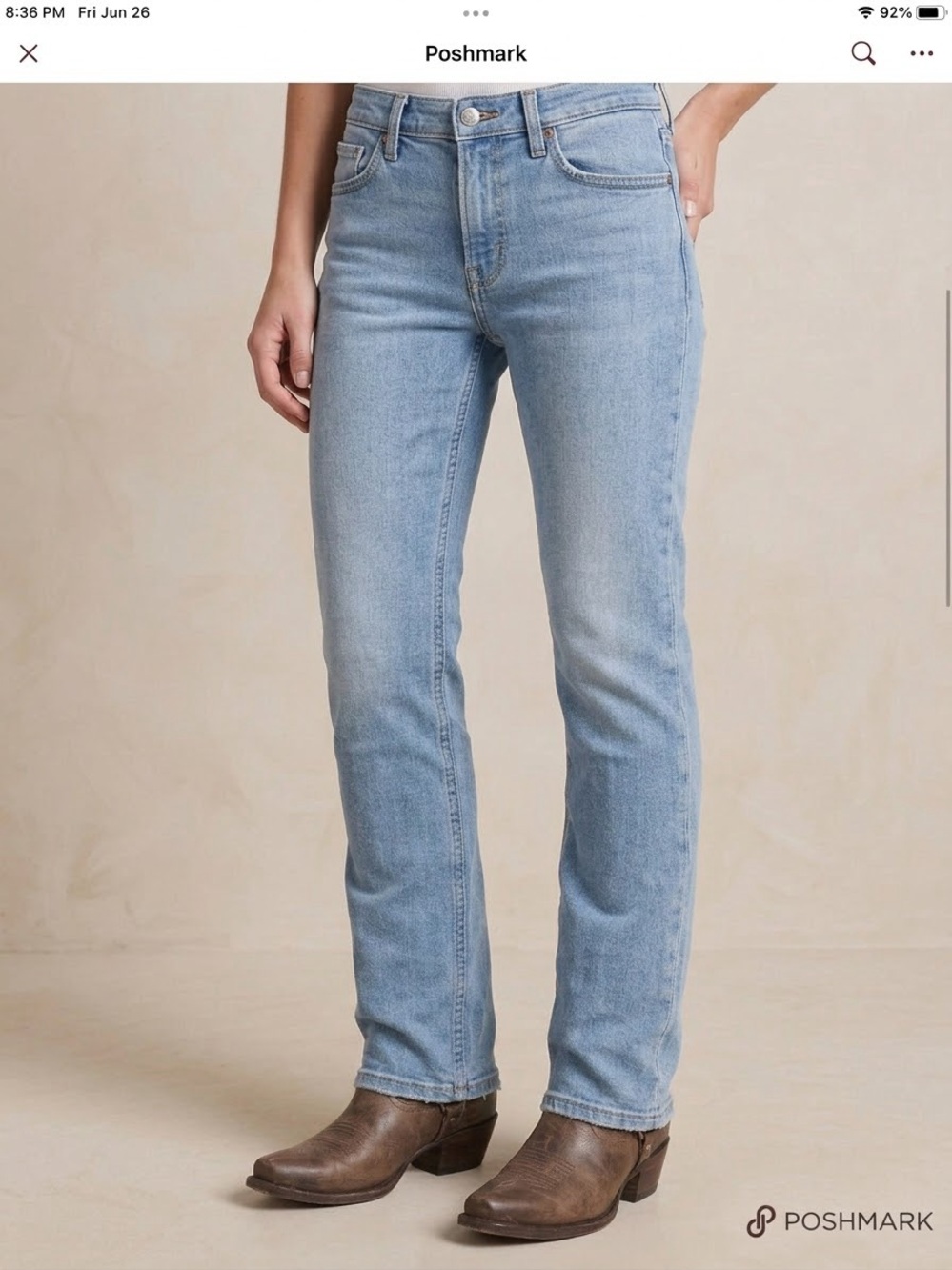 rag & bone New York Dylan Low-Rise Slim
Boyfriend Jeans Light Wash Size 26